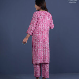Elegant Green Printed Kurti Set