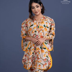 Women’s Floral Printed Kurti Set with Pant