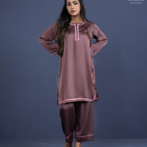 Women’s Solid Color Kurti Set with Pant