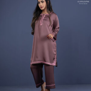 Women’s Solid Color Kurti Set with Pant