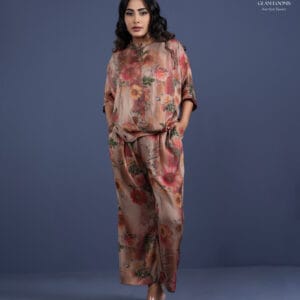 Women’s Floral Printed Co-Ord Set (Top & Pant)