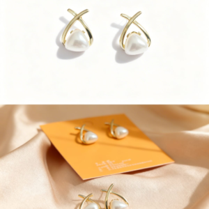 Elegant Pearl Drop Earrings